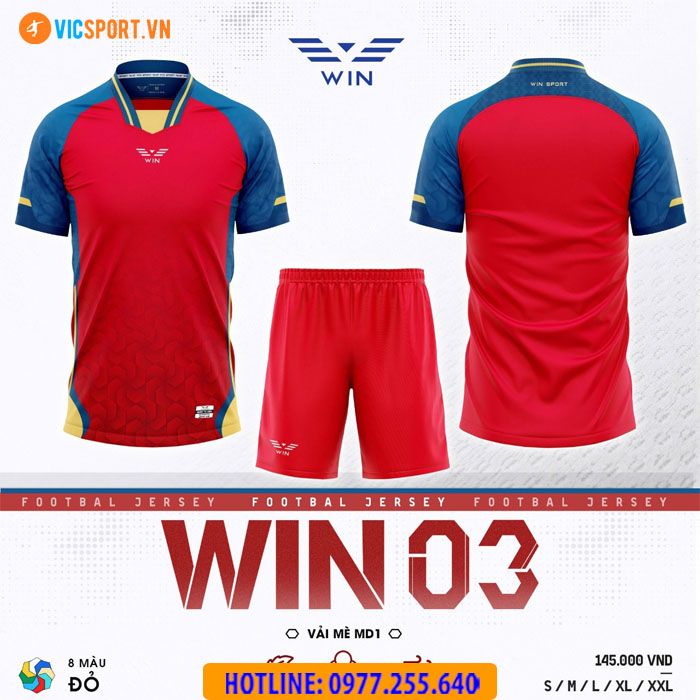 Áo đá banh không logo Win 03 - Hình ảnh 9