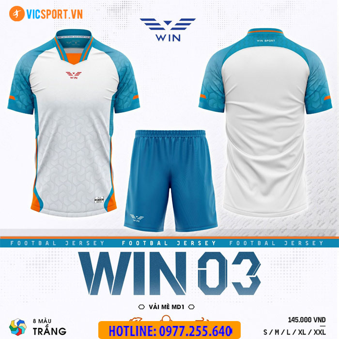 Áo đá banh không logo Win 03 - Hình ảnh 7