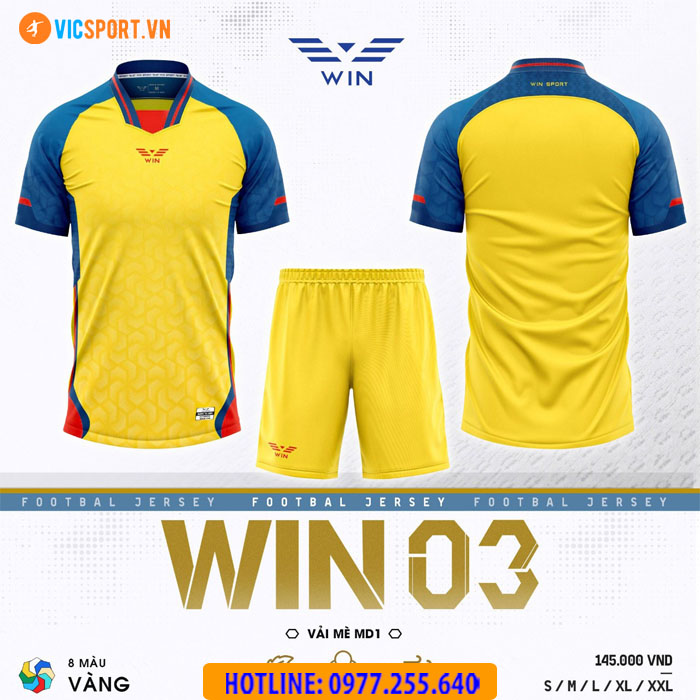 Áo đá banh không logo Win 03 - Hình ảnh 5