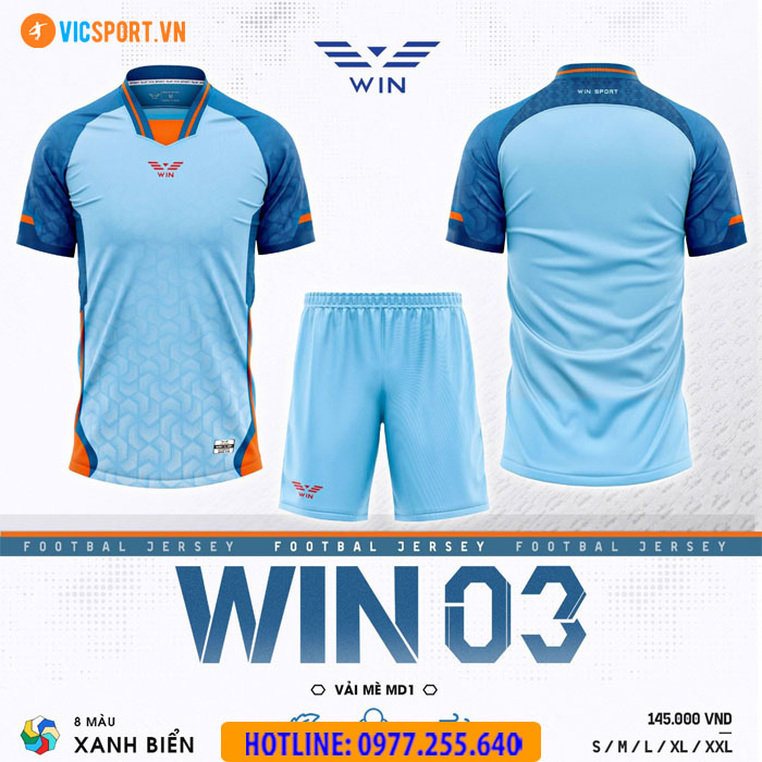 Áo đá banh không logo Win 03 - Hình ảnh 8