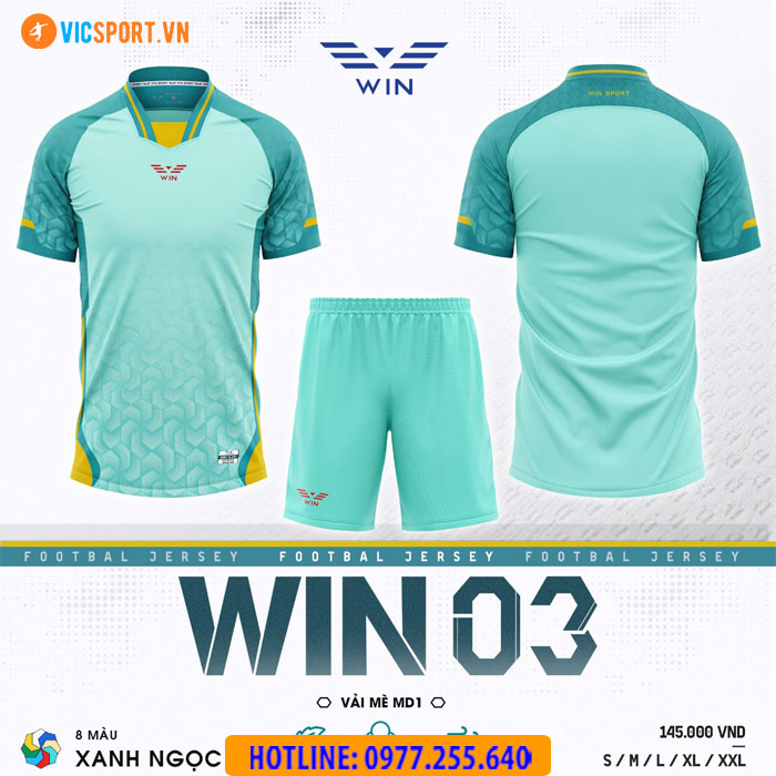 Áo đá banh không logo Win 03 - Hình ảnh 6