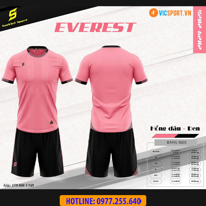 Áo đá banh không logo SV Everest - Hình ảnh 4
