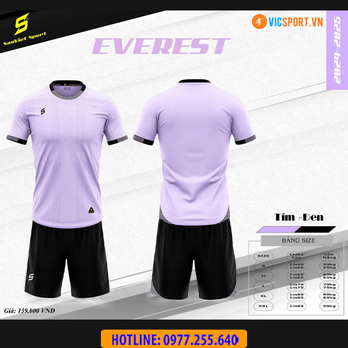 Áo đá banh không logo SV Everest - Hình ảnh 7