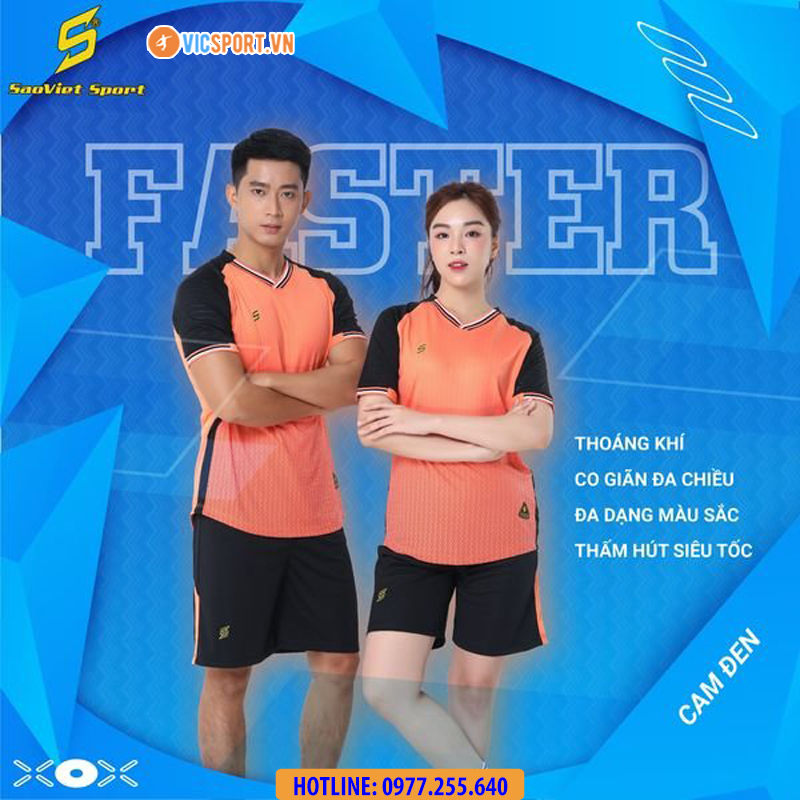 Áo đá banh không logo SV Faster - Hình ảnh 27