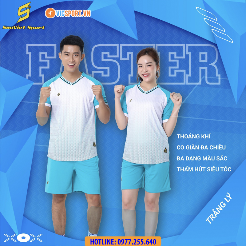 Áo đá banh không logo SV Faster - Hình ảnh 26