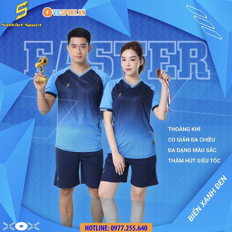 Áo đá banh không logo SV Faster - Hình ảnh 24