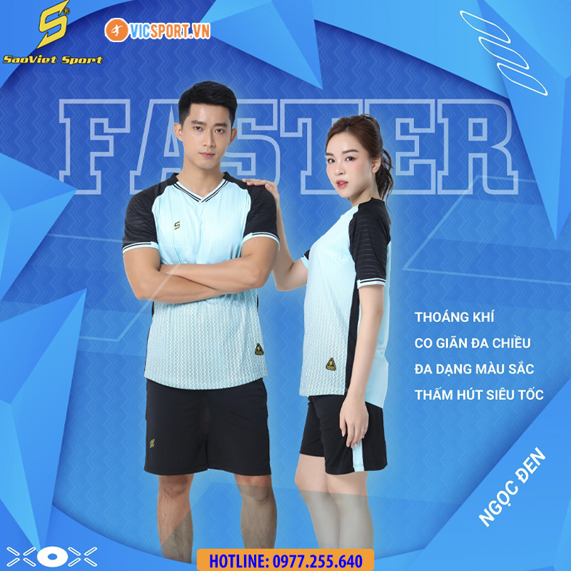 Áo đá banh không logo SV Faster - Hình ảnh 23
