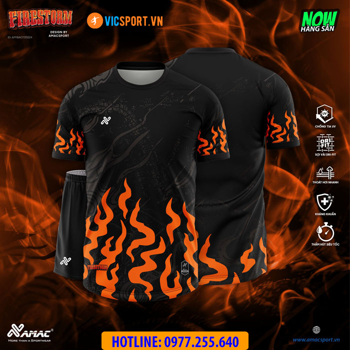 Áo đá banh thiết kế Amac Firestorm - Hình ảnh 11
