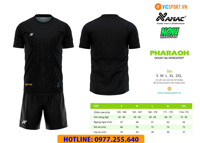 Áo đá banh thiết kế Amac Pharoah - Hình ảnh 13