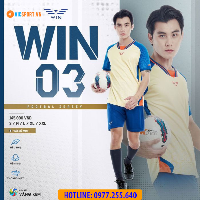 Áo đá banh không logo Win 03 - Hình ảnh 17