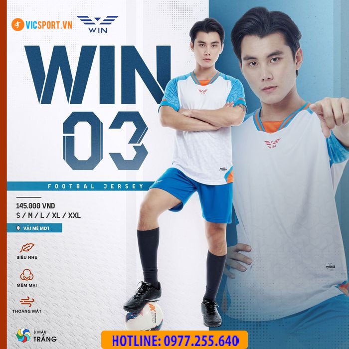 Áo đá banh không logo Win 03 - Hình ảnh 13