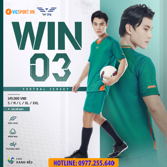 Áo đá banh không logo Win 03 - Hình ảnh 11