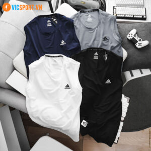 Áo sát nách nam adidas logo thêu