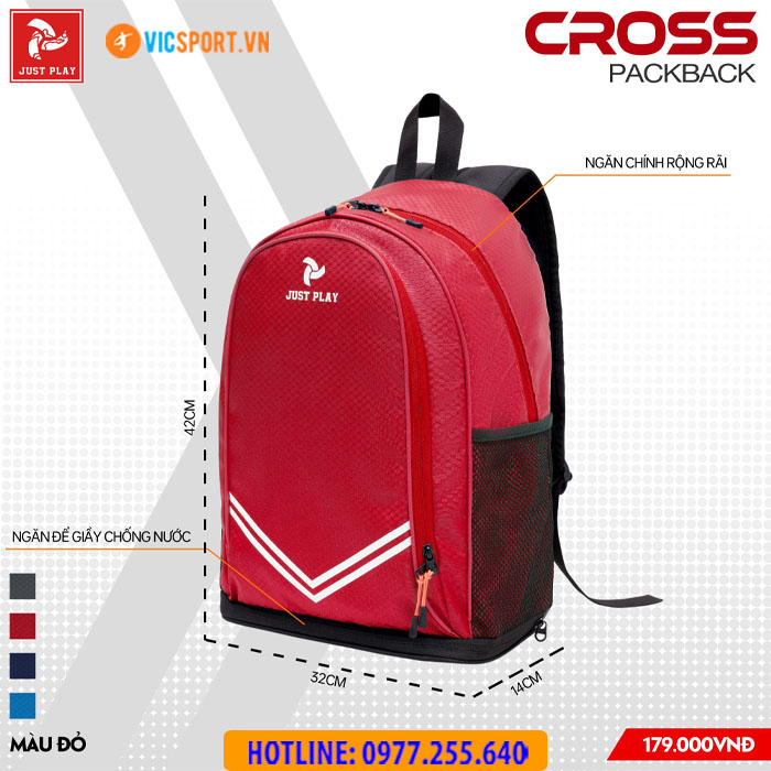 Balo thể thao Justplay Cross - Hình ảnh 29