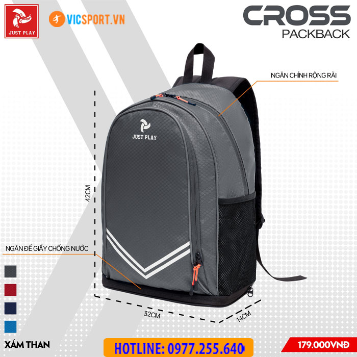Balo thể thao Justplay Cross - Hình ảnh 25
