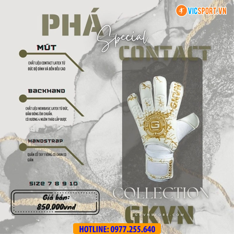 Găng tay thủ môn GKVN Phá Special Contact - Hình ảnh 11