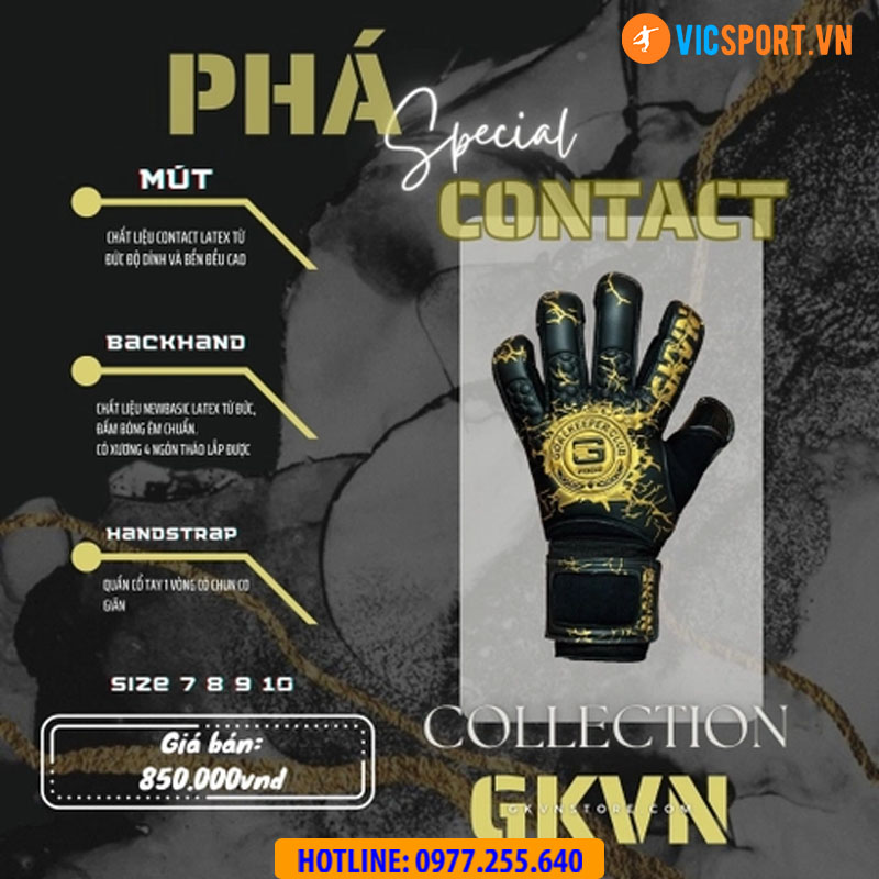 Găng tay thủ môn GKVN Phá Special Contact - Hình ảnh 35