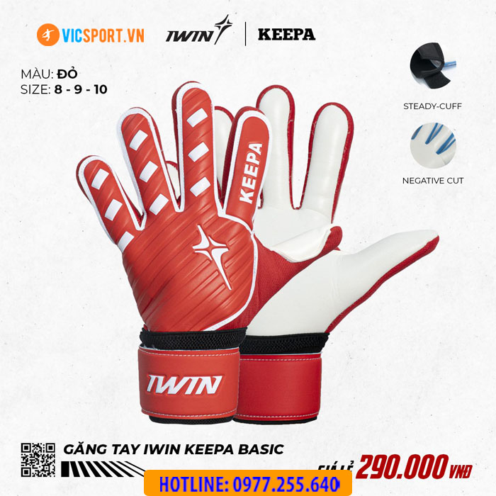 Găng tay thủ môn Iwin Keepa Basic - Hình ảnh 22