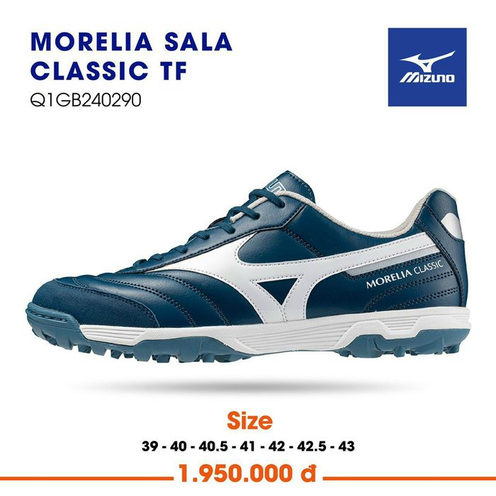 Giày bóng đá chính hãng Mizuno Morelia Sala Classic đế TF - Hình ảnh 5