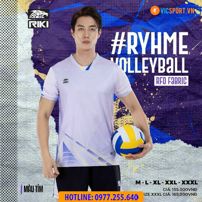 Quần áo bóng chuyền nam Riki Vol Ryhme - Hình ảnh 7