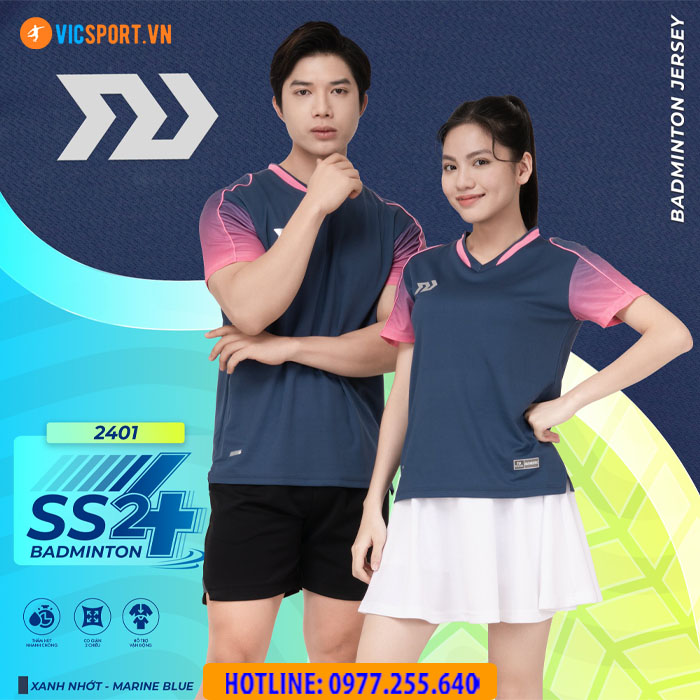 Áo Cầu Lông Nam Bulbal Badminton SS24 BAM2401 - Hình ảnh 10