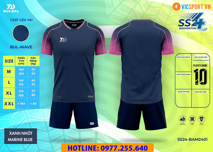 Áo Cầu Lông Nam Bulbal Badminton SS24 BAM2401 - Hình ảnh 7