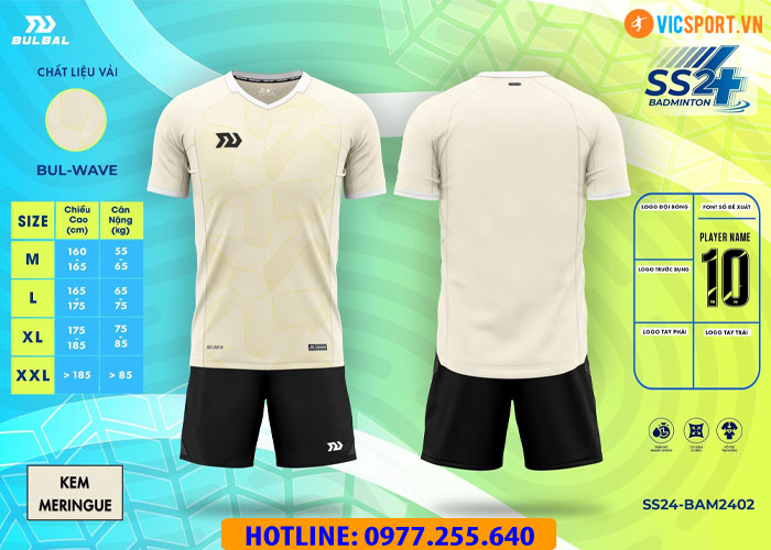 Áo Cầu Lông Nam Bulbal Badminton SS24 BAM2402 - Hình ảnh 7