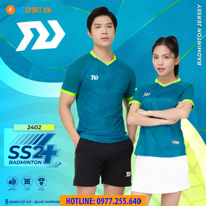 Áo Cầu Lông Nam Bulbal Badminton SS24 BAM2402 - Hình ảnh 2