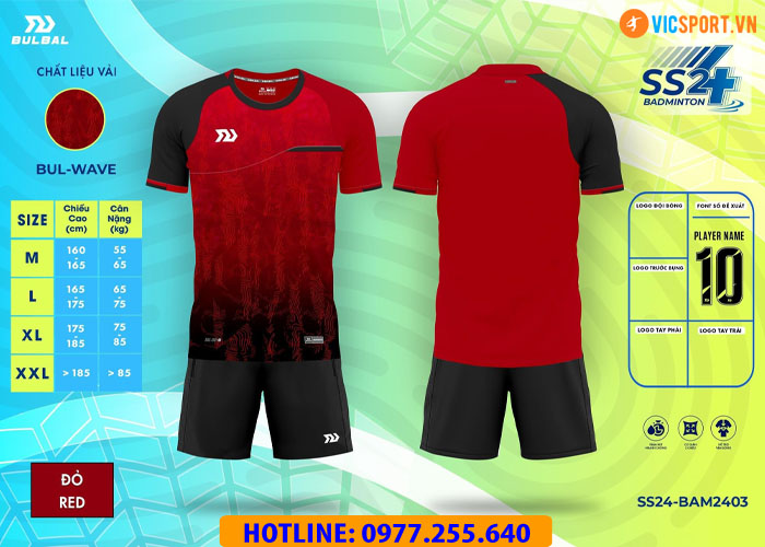 Áo Cầu Lông Nam Bulbal Badminton SS24 BAM2403 - Hình ảnh 6