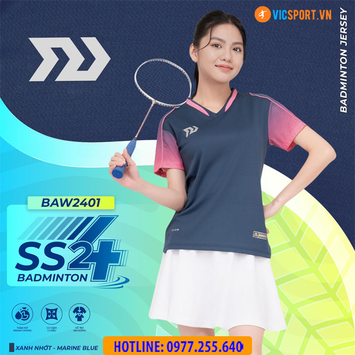 Áo Cầu Lông Nữ Bulbal Badminton SS24 BAM2401 - Hình ảnh 5
