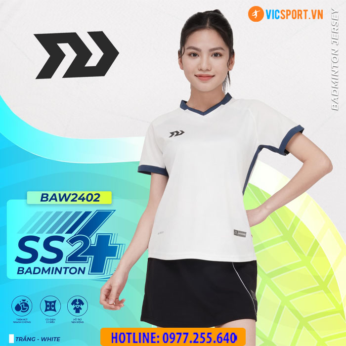 Áo Cầu Lông Nữ Bulbal Badminton SS24 BAM2402 - Hình ảnh 11