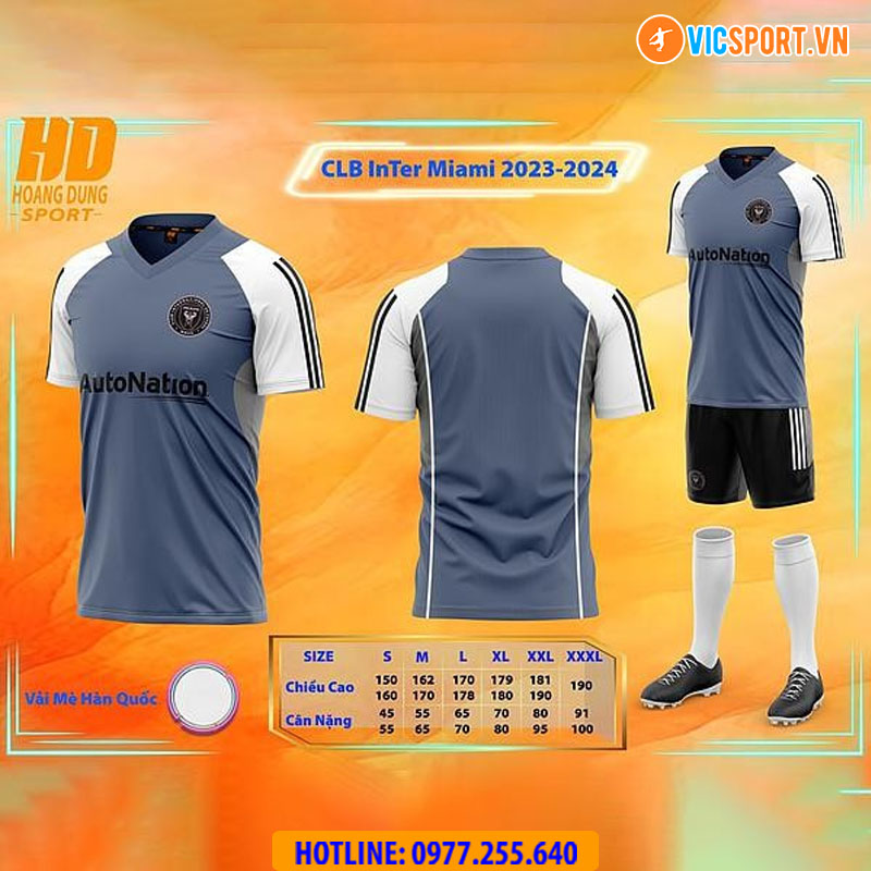 Áo Messi - áo đá banh Clb Inter Miami 2024-2025 vải mè - Hình ảnh 17