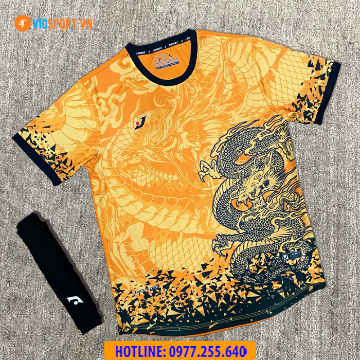 Áo đá banh thiết kế không logo J-Sport Dragon - Hình ảnh 11