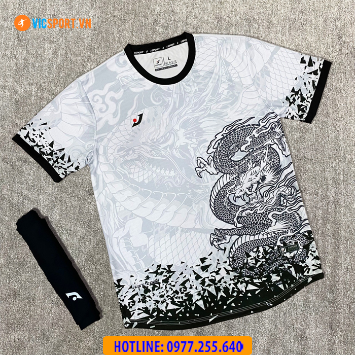 Áo đá banh thiết kế không logo J-Sport Dragon - Hình ảnh 13