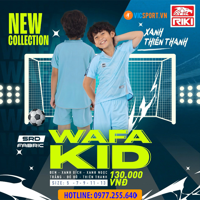 Áo đá banh trẻ em Riki Wafa - Hình ảnh 14