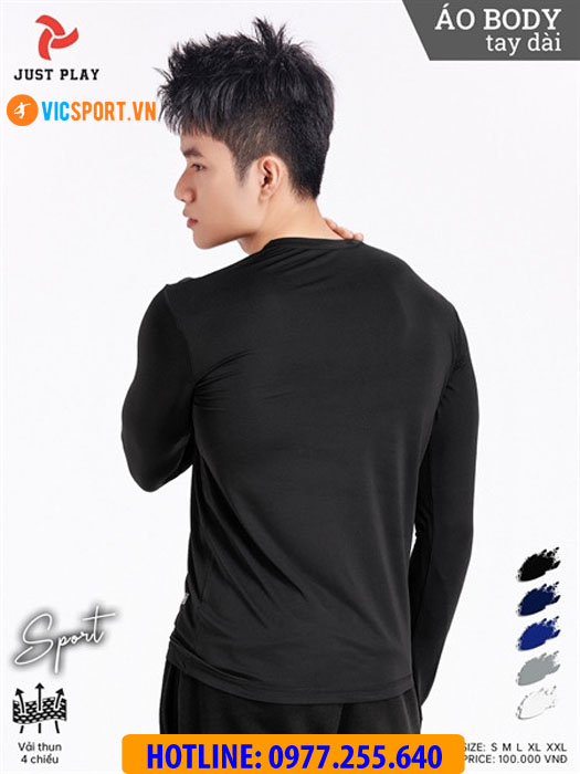 Áo lót body tay dài Justplay - Hình ảnh 17