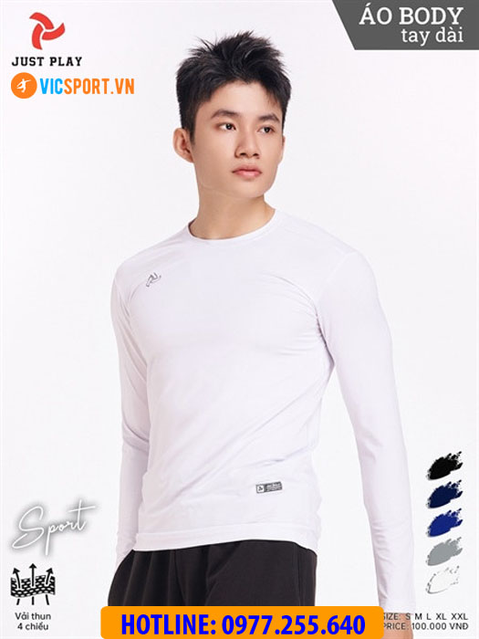 Áo lót body tay dài Justplay - Hình ảnh 19
