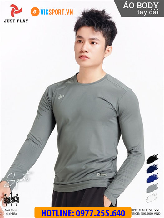Áo lót body tay dài Justplay - Hình ảnh 23