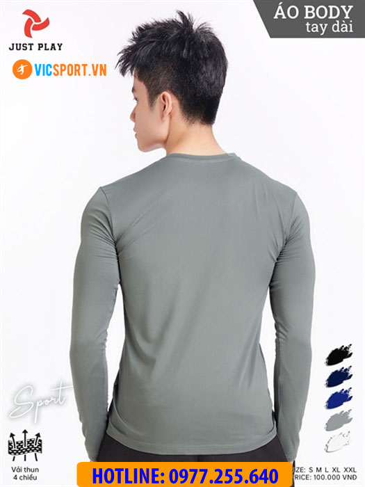 Áo lót body tay dài Justplay - Hình ảnh 25