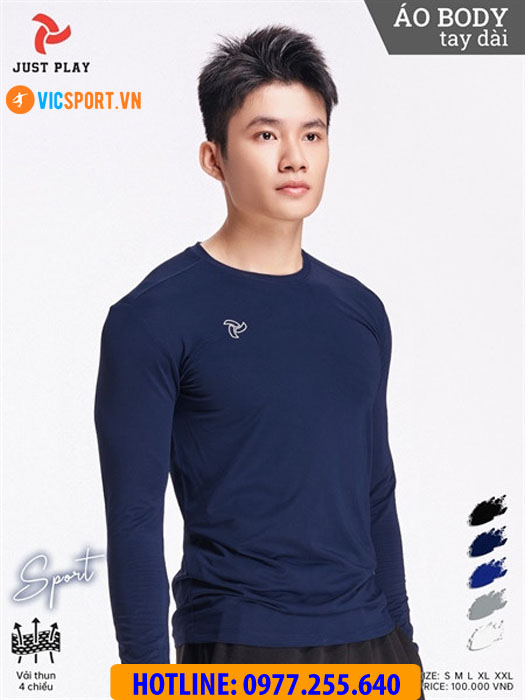 Áo lót body tay dài Justplay - Hình ảnh 31