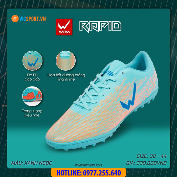 Giày đá bóng Wika Rapid đế TF - Hình ảnh 8