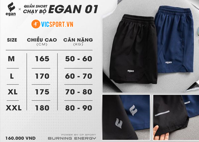 Quần thể thao running - chạy bộ Egan QT01 - Hình ảnh 6