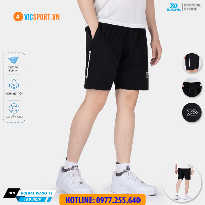 Quần short dù thể thao Bulbal Waso 12 - Hình ảnh 4