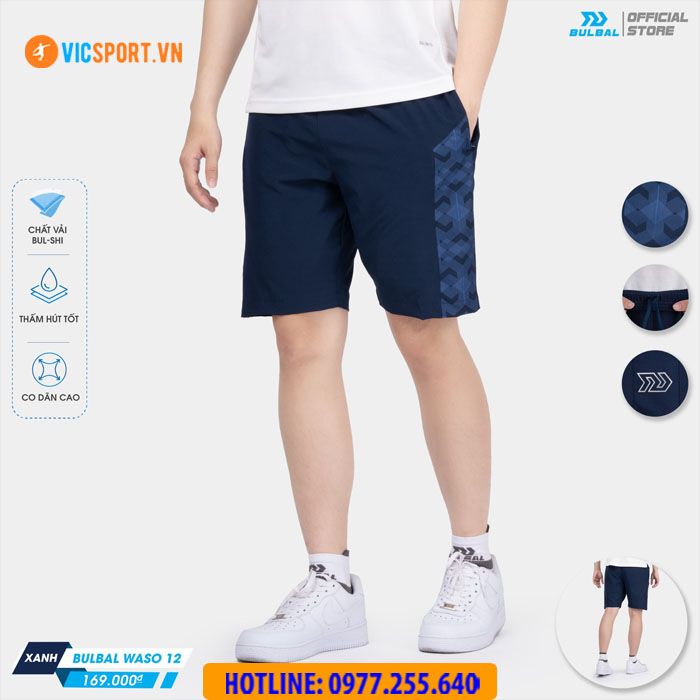 Quần short dù thể thao Bulbal Waso 12