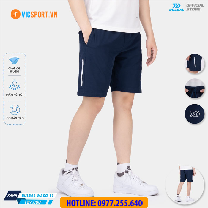 Quần short dù thể thao Bulbal Waso 12 - Hình ảnh 2