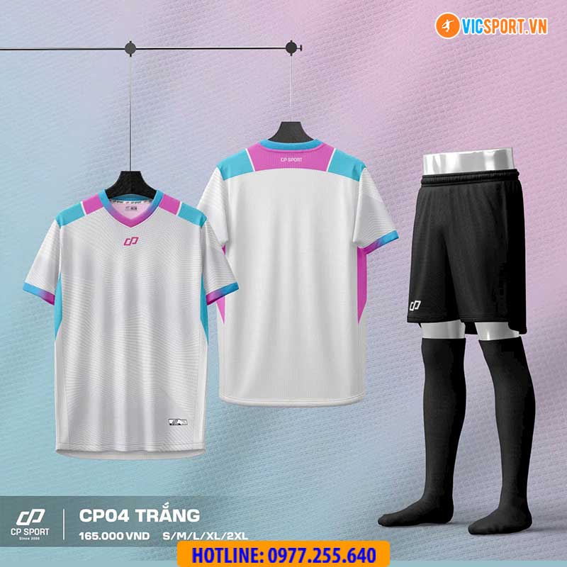 Áo đá banh không logo CP04 - Hình ảnh 24