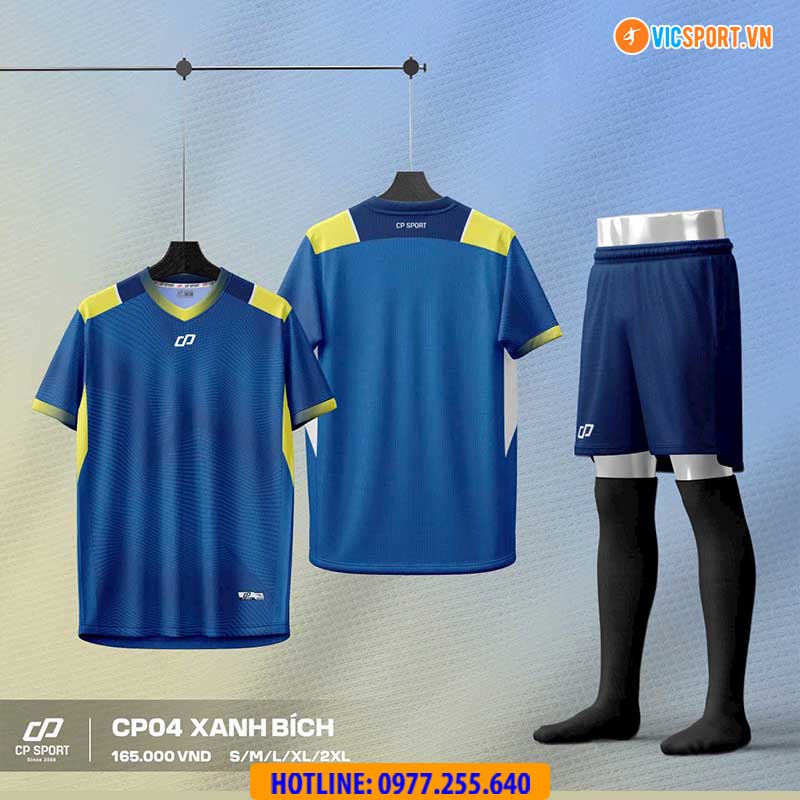 Áo đá banh không logo CP04 - Hình ảnh 25