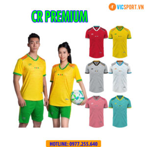 Áo đá banh không logo CR Premium
