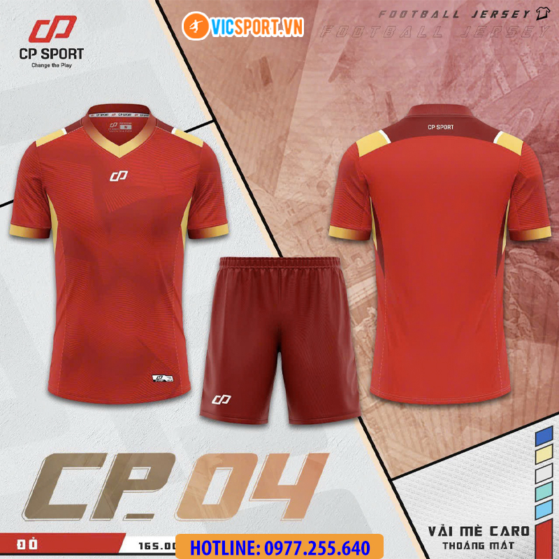 Áo đá banh không logo CP04 - Hình ảnh 15