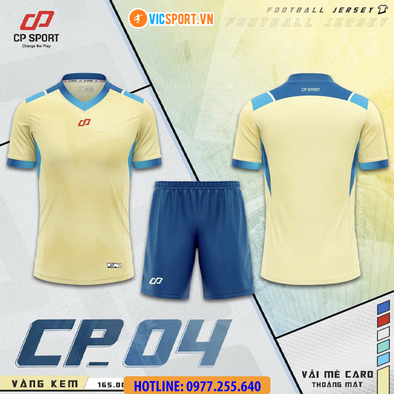 Áo đá banh không logo CP04 - Hình ảnh 17